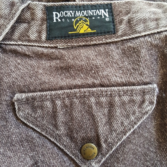 VTG Rocky Mountain High Waist Raw Hem Jeans 28/7 - Picture 7 of 8